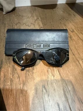 Christian Dior Black Sunglasses with Case